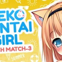 Neko Hentai Girl: Beach Match-3