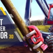 Forest Harvester Tractor 3D