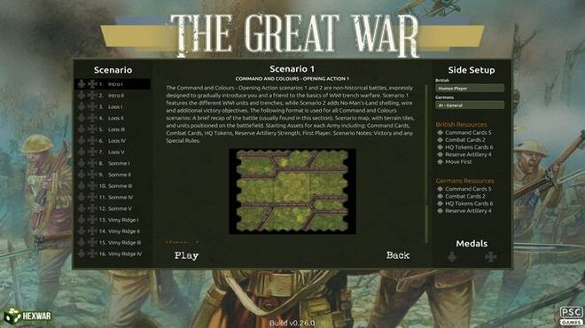 Commands and Colors: The Great War Torrent Download
