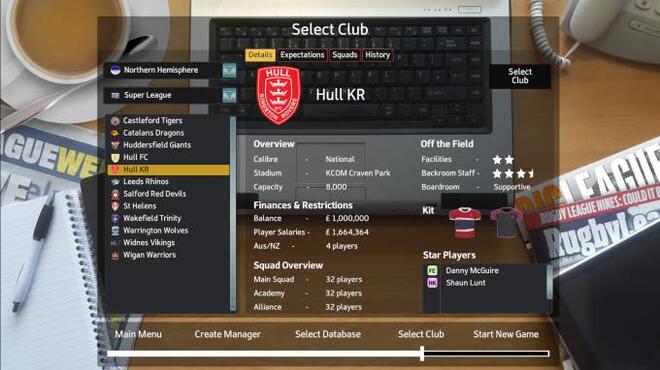 Rugby League Team Manager 2018 - Season 2018 Update Torrent Download