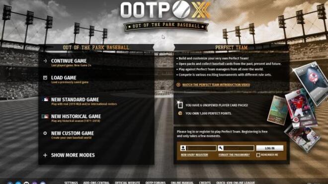Out of the Park Baseball 20 Update v20 1 31 Torrent Download