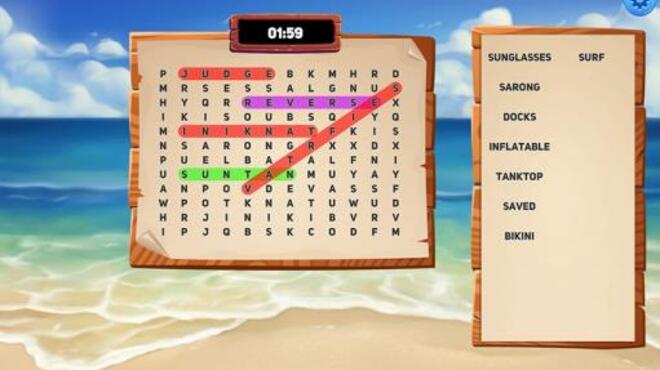 Word Search Vacation PC Crack