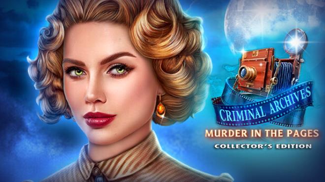 Criminal Archives Murder in the Pages Collectors Edition-RAZOR