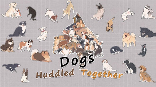 Dogs Huddled Together 挤在一起的狗狗们 Free Download