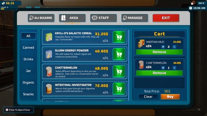 Alien Market Simulator PC Crack