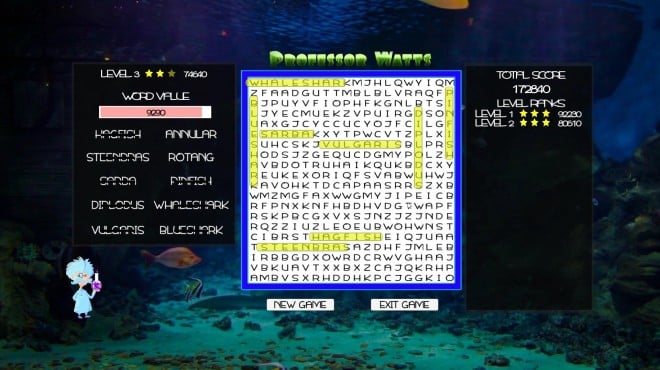 Professor Watts Word Search: Into The Ocean PC Crack