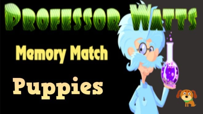 Professor Watts Memory Match: Puppies Free Download