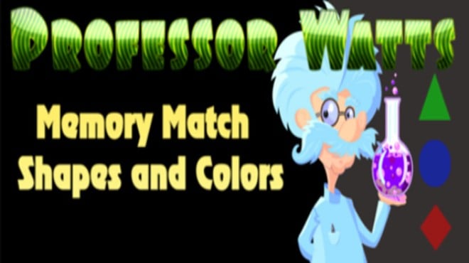 Professor Watts Memory Match: Shapes And Colors Free Download