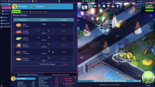 Business Heroes Street Grub PC Crack