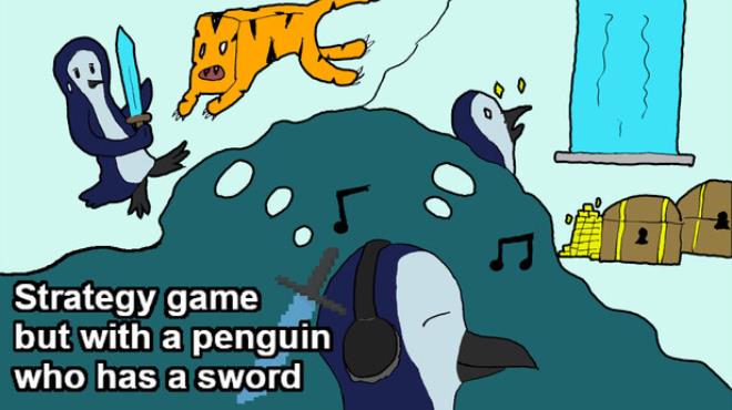 Strategy game but with a penguin who has a sword Free Download