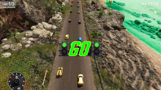 Neon Curves Racing PC Crack