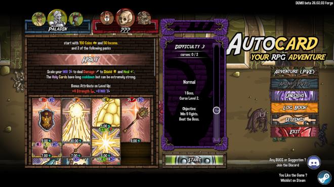 Autocard - Your RPG Adventure PC Crack
