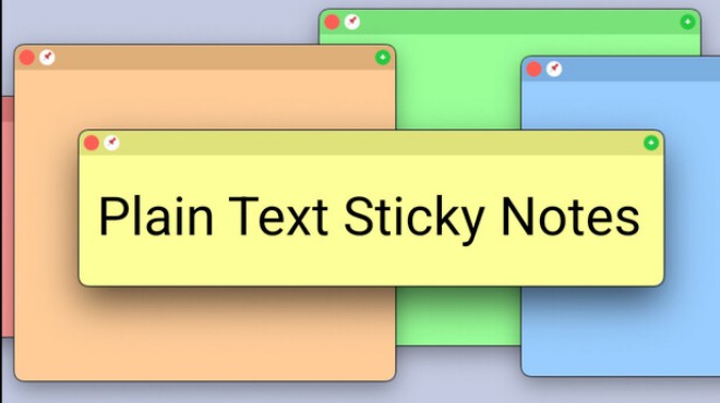 Plain Text Sticky Notes Free Download