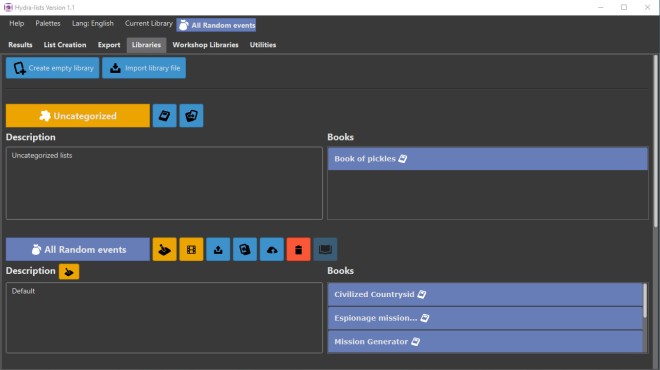 Hydra Lists: Roll Table Maker Torrent Download