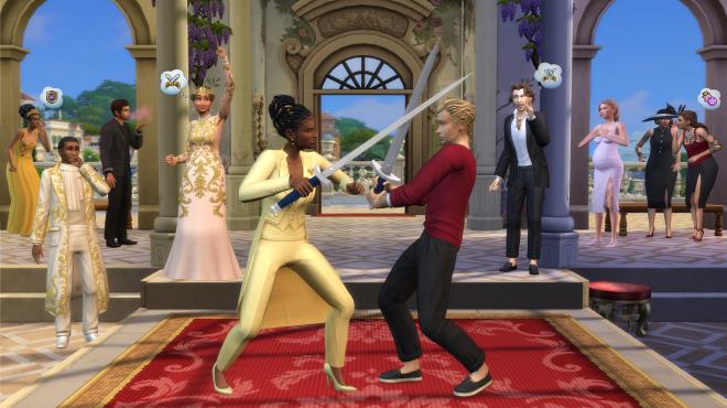 The Sims 4 Royalty and Legacy Update v1 124 55 1030 incl DLC Torrent Download