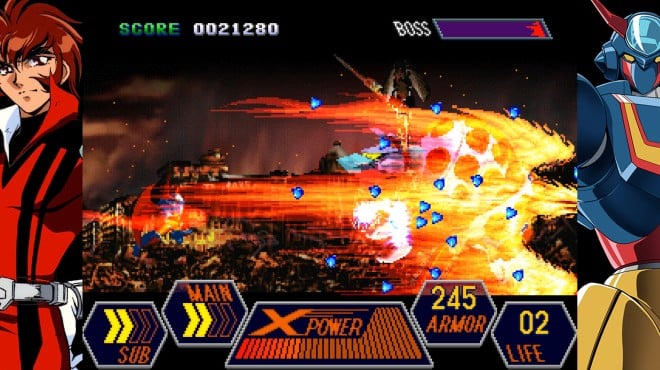 70s-style Robot Anime Geppy-X PC Crack