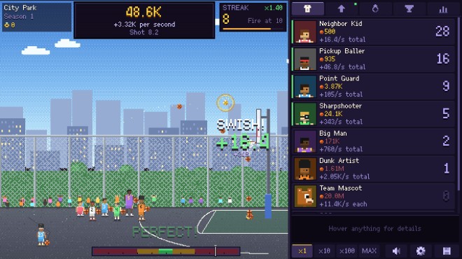 Idle Hoops PC Crack